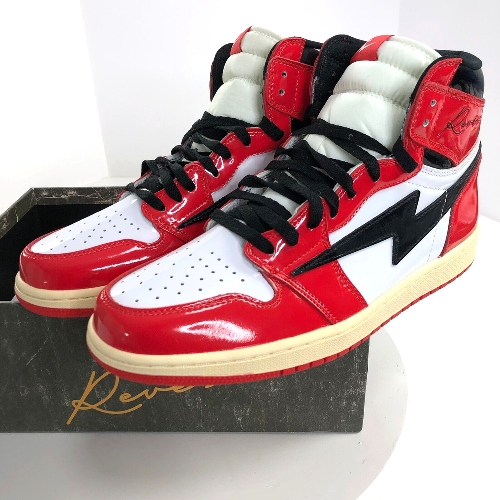 Air KIY Reves Paris '85 Hi Men's 11.5 Lace Up Sneakers Shoes Candy Red PLS READ